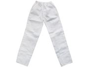 Calça Brim Branca com Elástico e bolso Tamanho EXG 54-56 Linabra